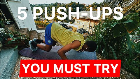 5 Push-Ups You MUST Try for Total Body Strength 💪 (No Gym Needed!)