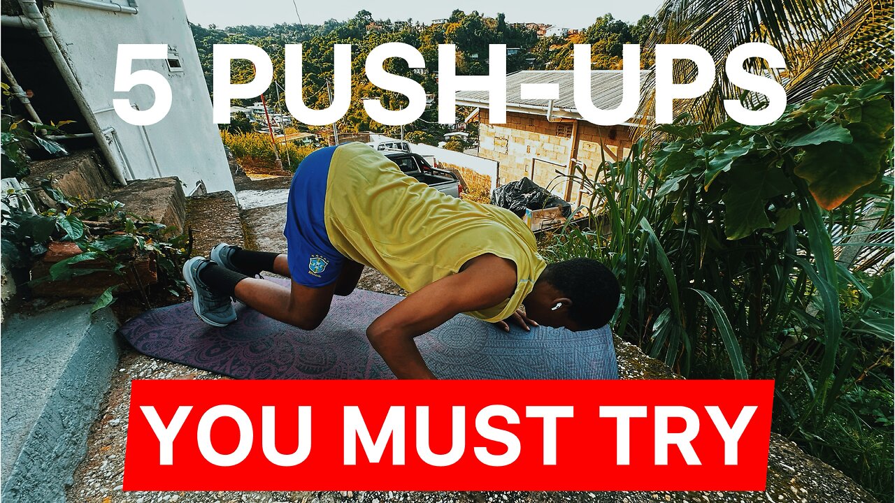 5 Push-Ups You MUST Try for Total Body Strength 💪 (No Gym Needed!)