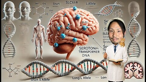 Serotonin transporter gene.🧬
