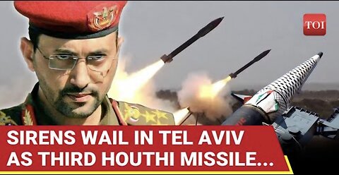Houthis Fire 3rd Ballistic Missile At Tel Aviv In 2 Days | Ben Gurion Airport On Hitlist