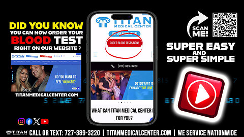 Did You Know You Can Now Order Your Blood Work On The Titan Medical Website?