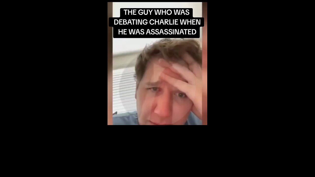THE MAN WHO WAS DEBATING CHARLIE WHEN IT HAPPENED