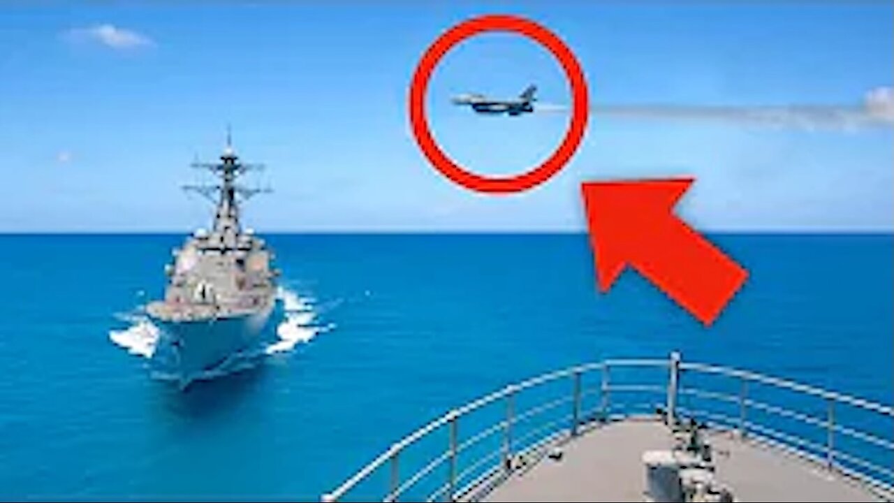 Venezuelan F-16s Approach U.S. Navy Warship in Caribbean Sea