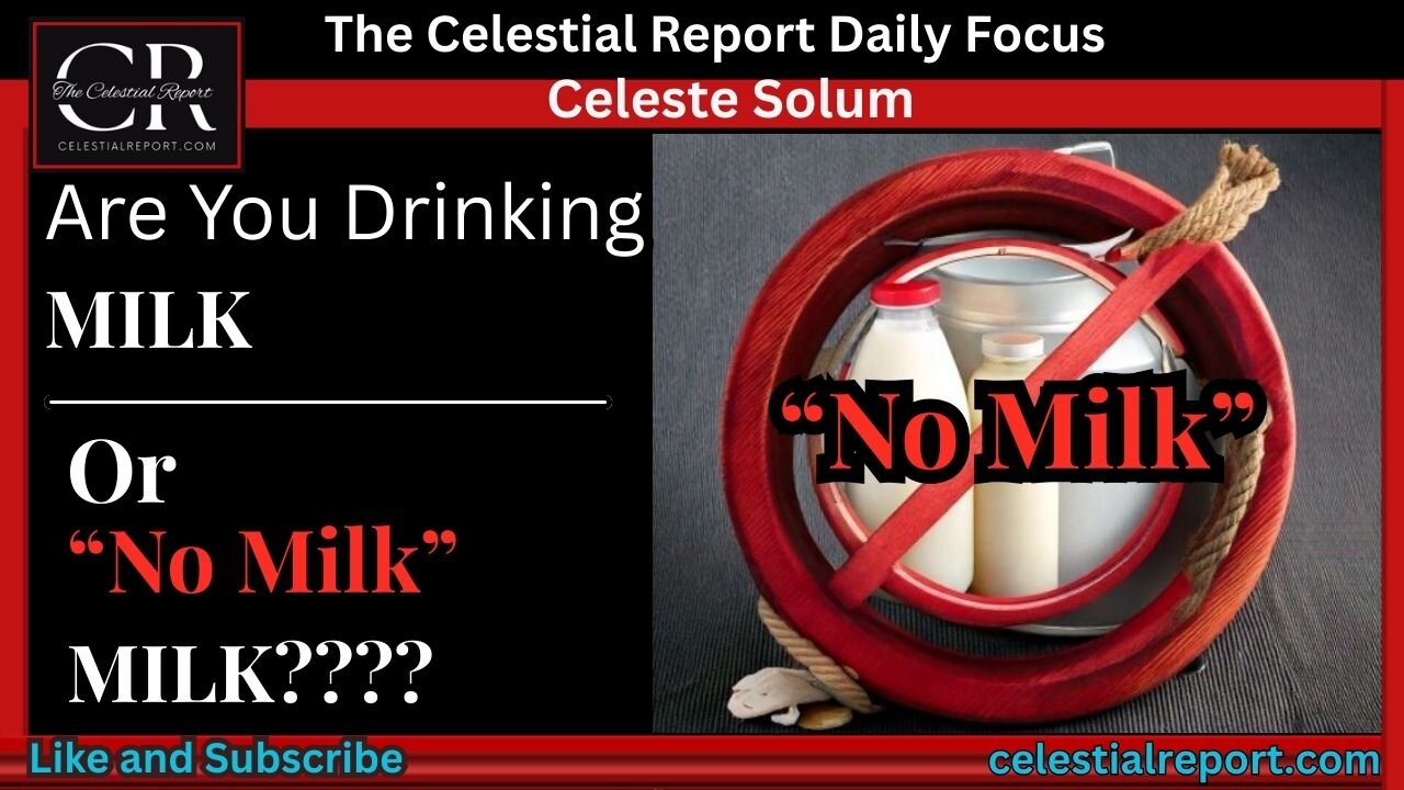 Are You Drinking Milk OR The New "No Milk" Milk???