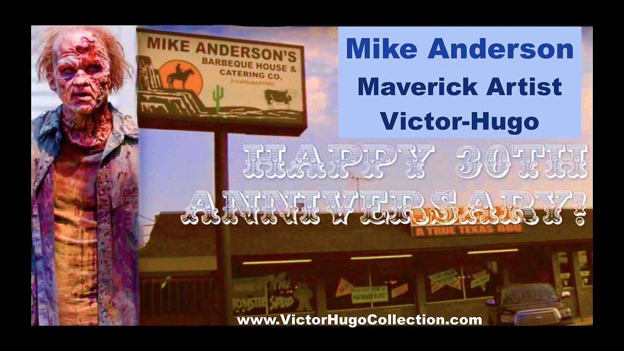Mike Anderson Texas BBQ Smoked Beef Brisket Victor Hugo Surviving Apocalypse Surrounded By Zombies