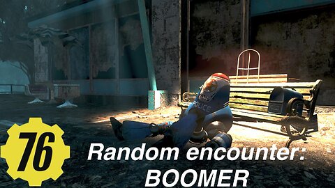 Fallout 76 random encounter: boomer the police robot