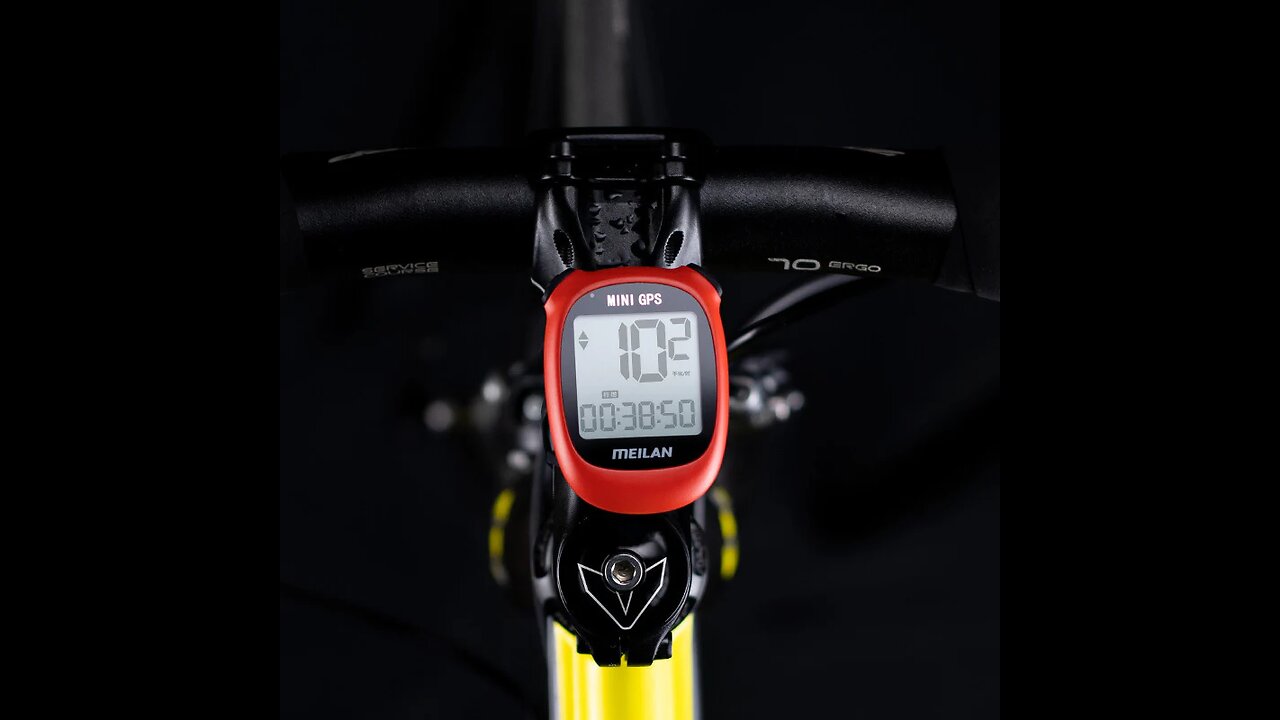 Rechargeable Water-resistant GPS Bike Speedometer, with Backlight & 8H Battery Life, for Cycling