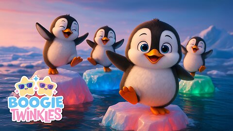Toddler Songs About Penguins | The Iceberg Hop | Boogie Twinkles Nursery Rhymes & Kids Songs