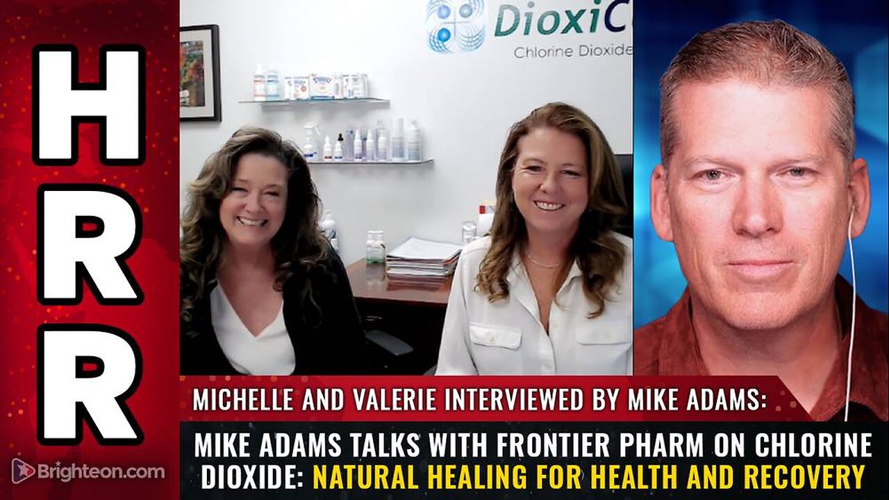 Mike Adams Talks with Frontier Pharm on Chlorine Dioxide Natural Healing for Health and Recovery