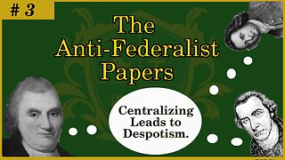 🟢 Centralizing causes tyranny! We are no different! A national government is bad! 🟢