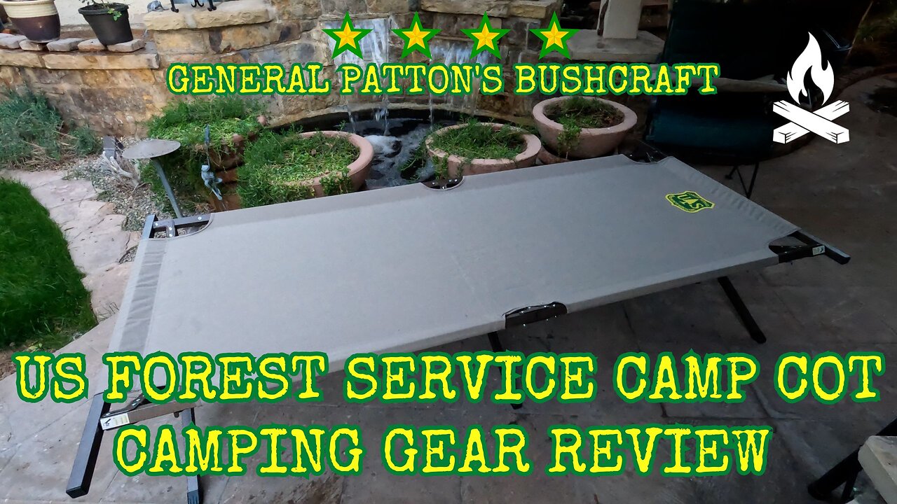 CAMPING GEAR REVIEW - US FOREST SERVICE CAMP COT
