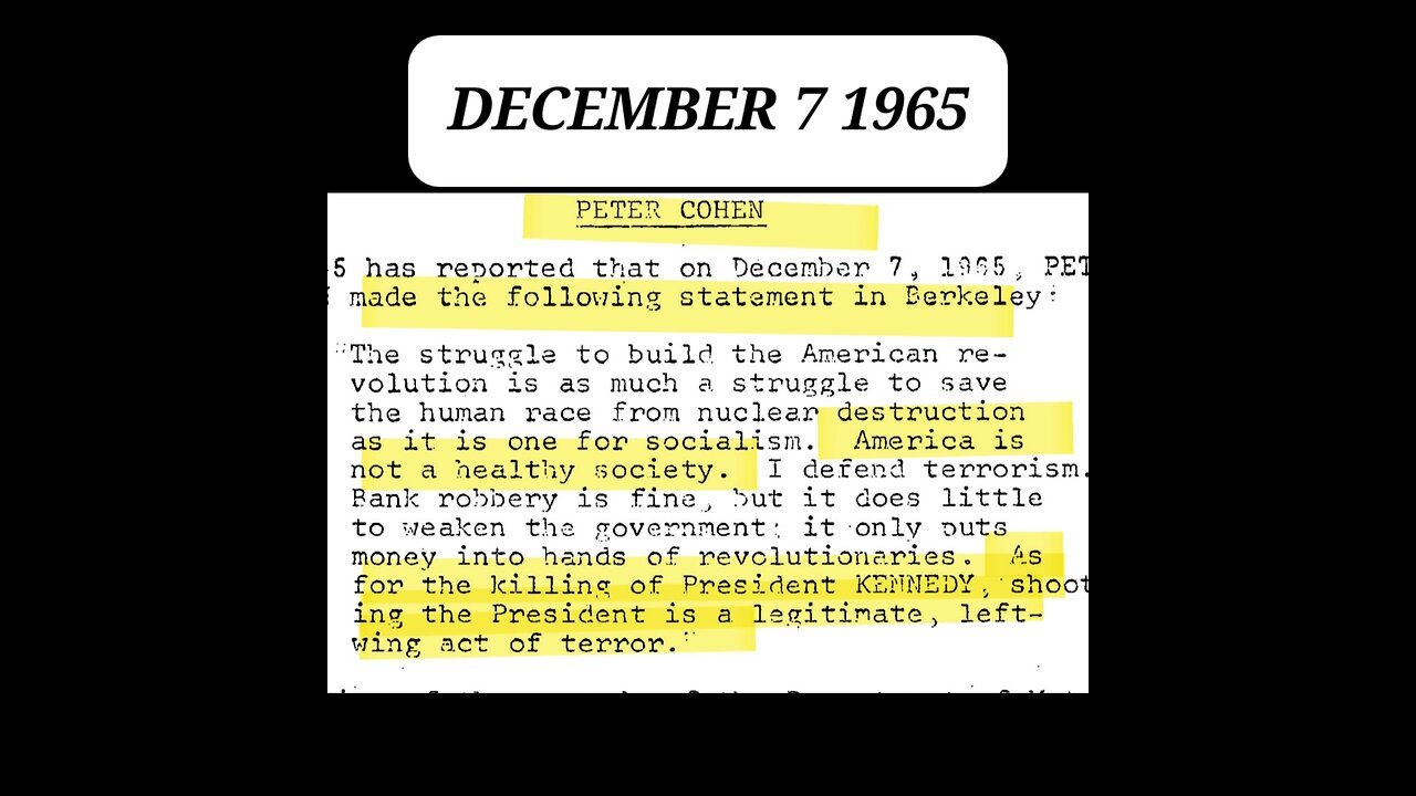 The LEFT KILLED KENNEDY