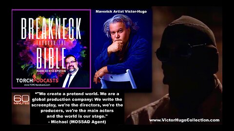 USA Israel MOSSAD Agent Admits Jews Create Pretend World Using Actors HAMAS Rabbi Epstein VictorHugo