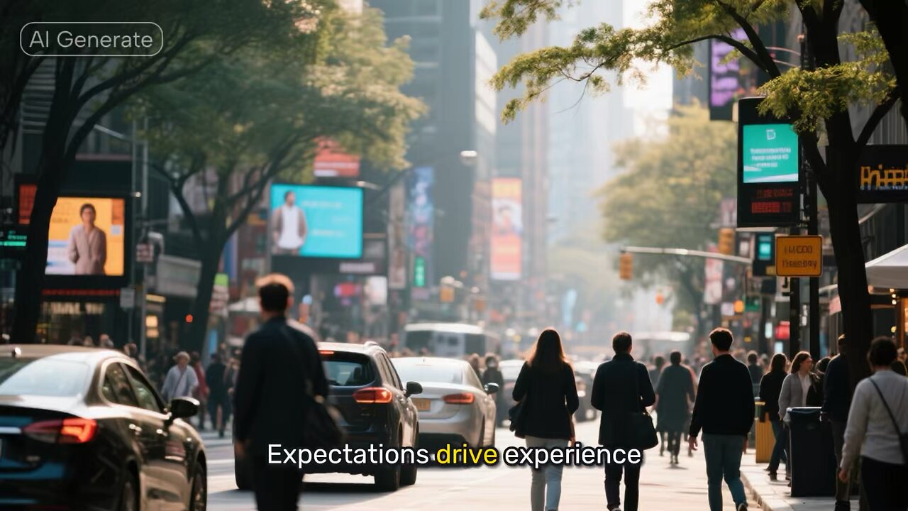 Expectation drive experience