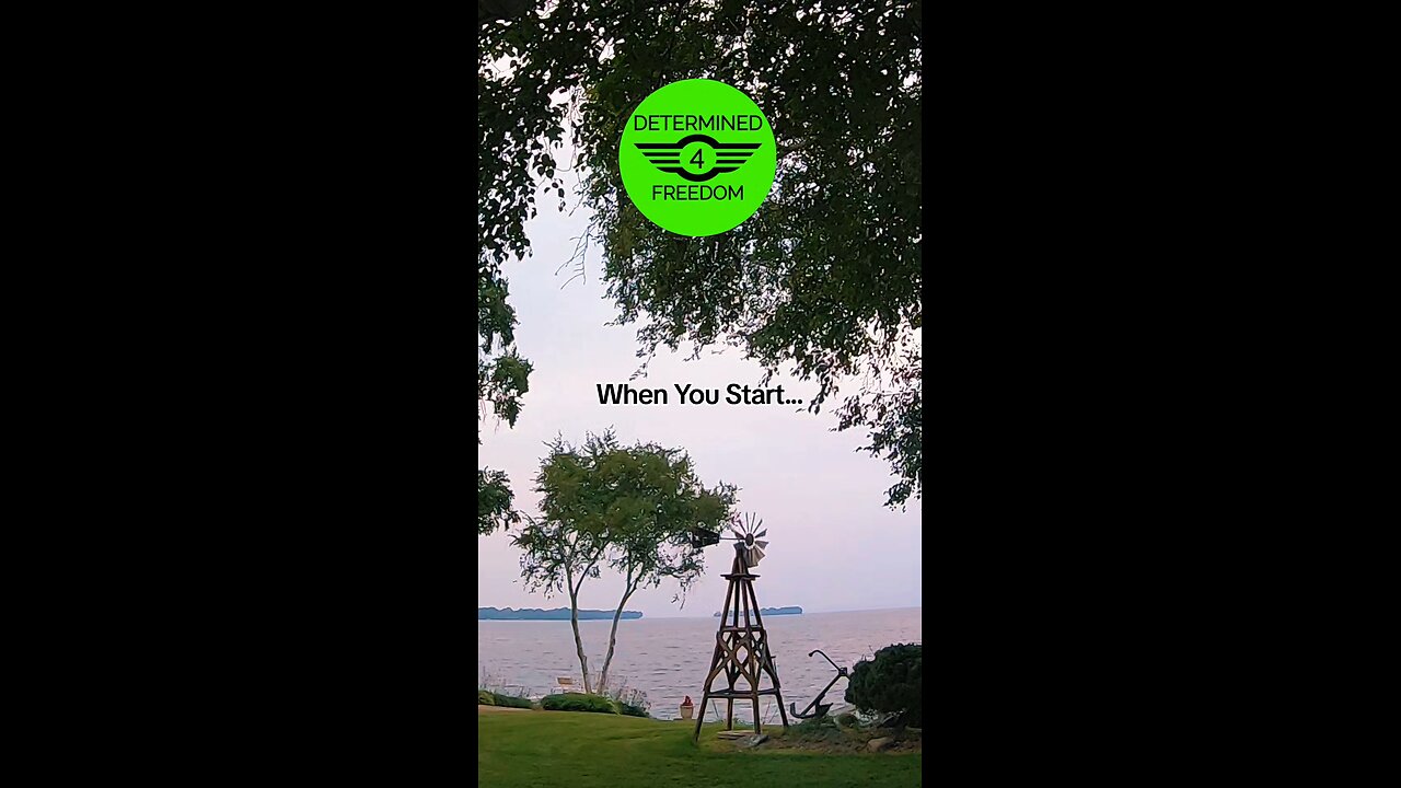When You Start...