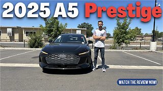 The NEW 2025 Audi A5 quattro with Prestige Package