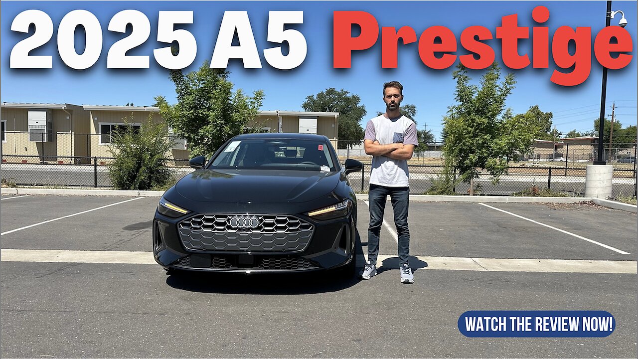 The NEW 2025 Audi A5 quattro with Prestige Package