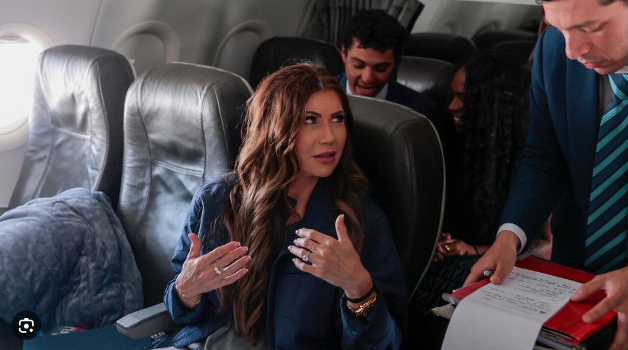 ICE Barbie Noem Reveals Illegal Alien Started Eating Himself During Deportation Flight