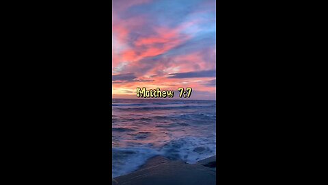 Matthew 7:7 (NIV)