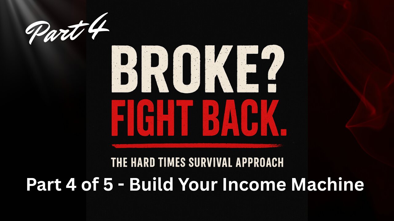 Broke? Fight Back! — Part 4: Build Your Income Machine