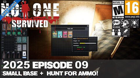 No One Survived SP (2025 Episode 09) Small Base + Hunt for Ammo!