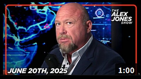 Alex Jones full show Friday 6-20-25, Trump, Iran, WW3, war mongers push world war