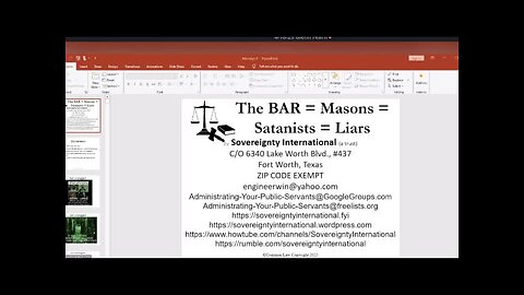 The BAR = Satanists - Masons - Liars