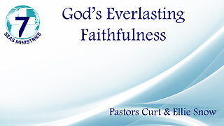 God's Everlasting Faithfulness