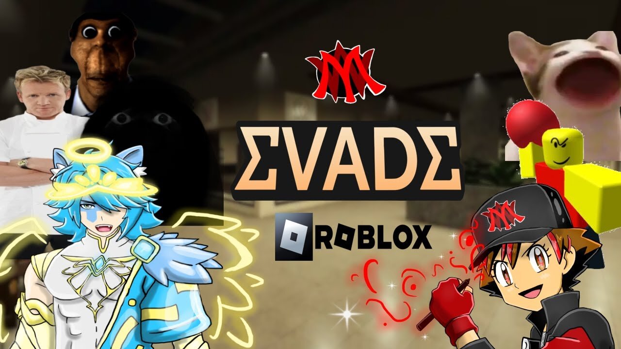 MAC.W & Archie Play Evade in Roblox!