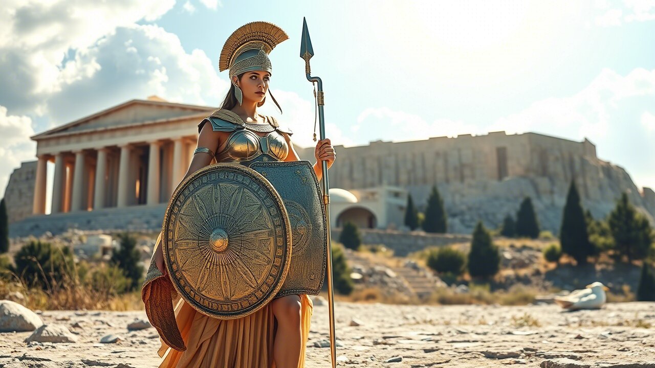 Los Secretos de ATENEA 🏛️ | La Diosa de la Sabiduría que Nació de la Cabeza de Zeus