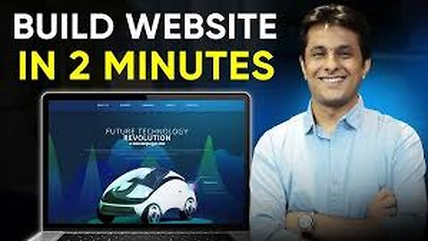 professional website in 1 minutes