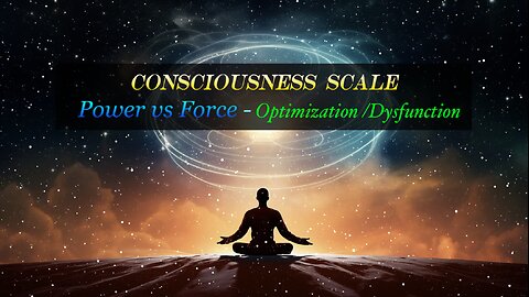 Consciousness Scale | Power vs. Force - Societal Optimization