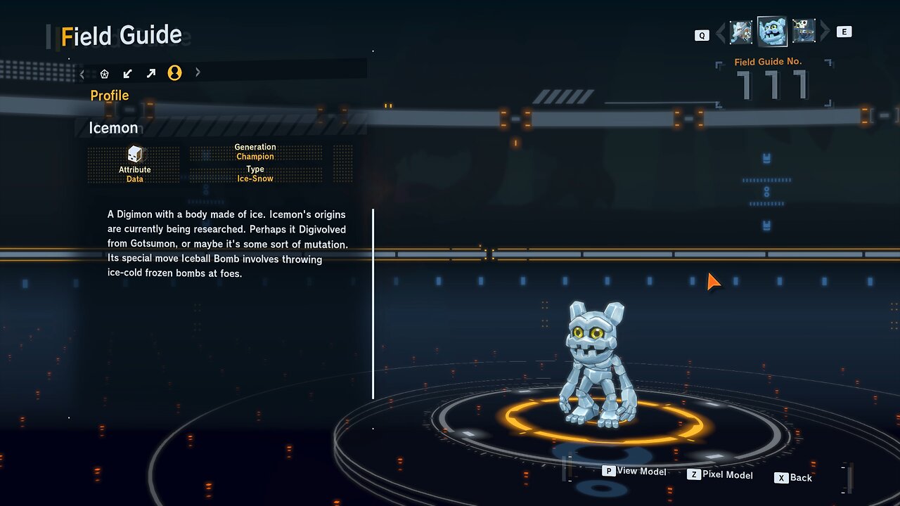 icemon all digivolution/de-digivolution/profile Digimon Story Time Stranger