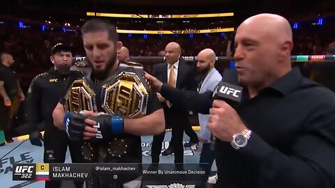 Islam Makhachev Octagon Interview | UFC 322