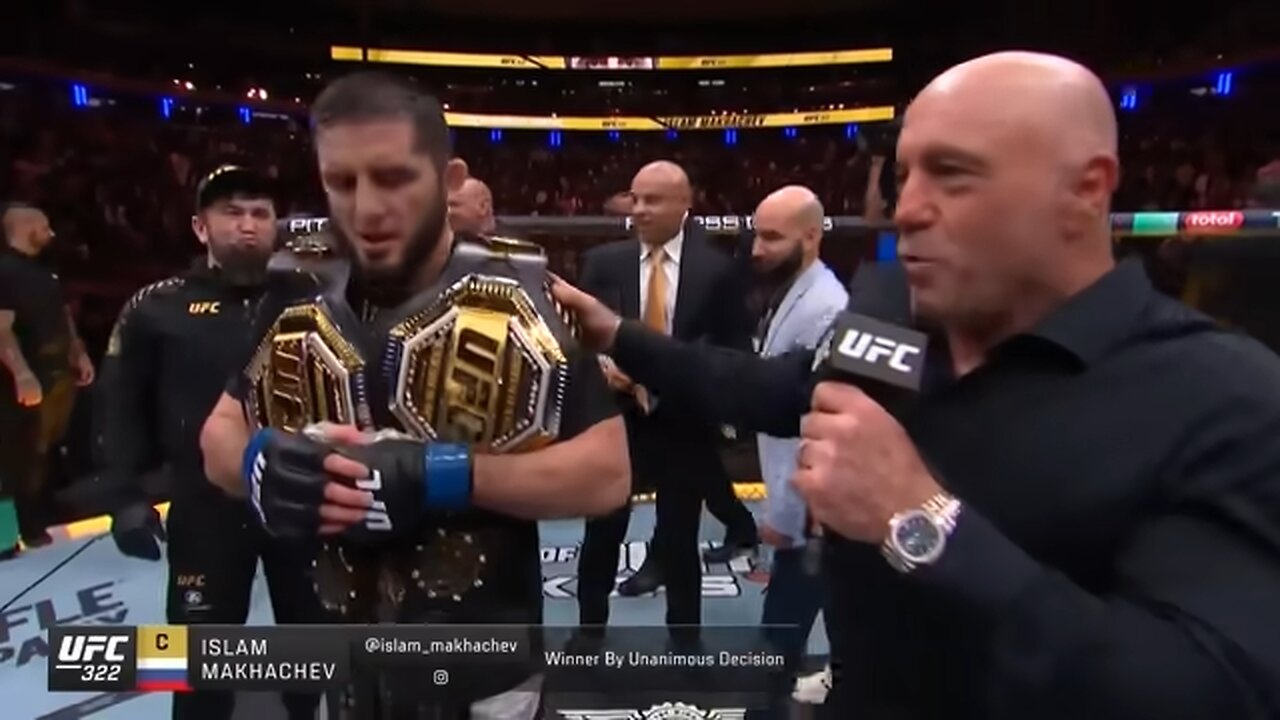 Islam Makhachev Octagon Interview | UFC 322