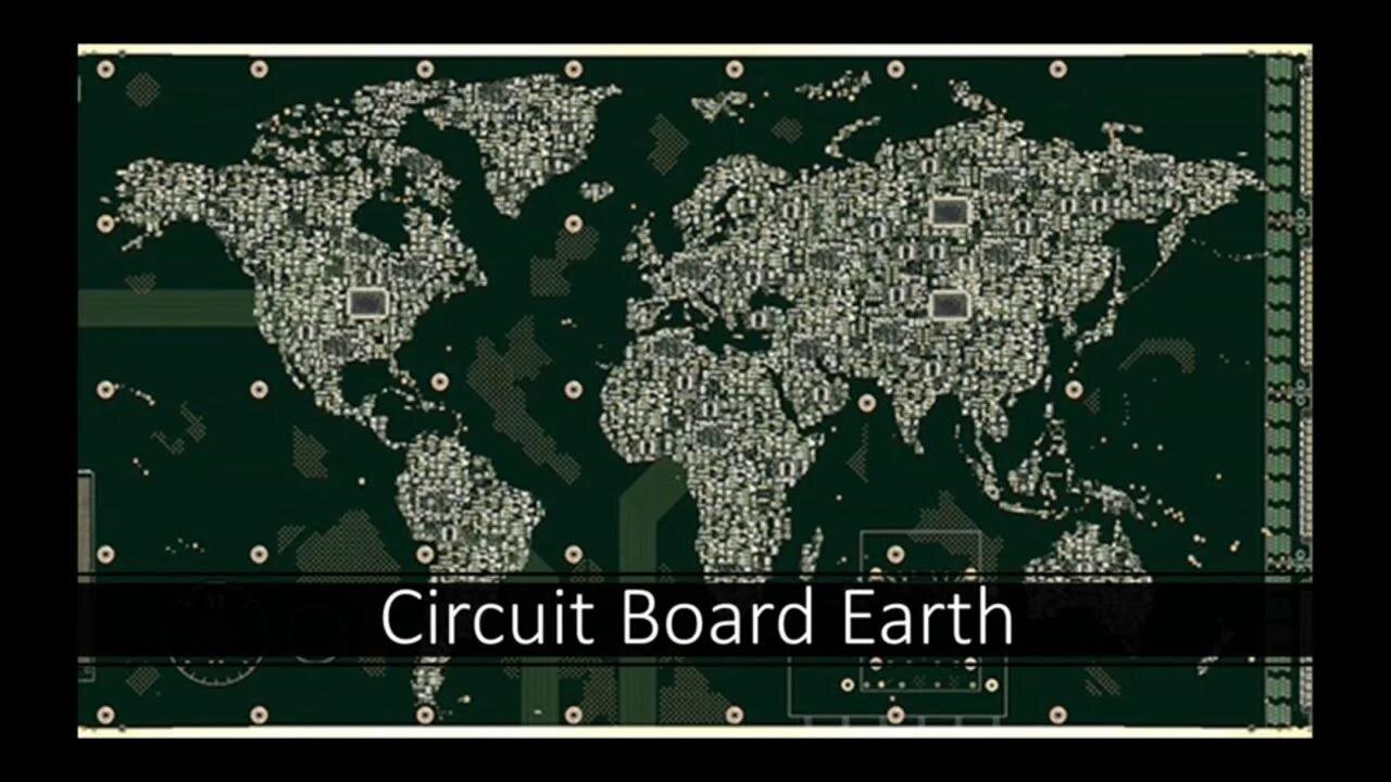 Circuit Board Earth. This supports the theory that Earth is a LOOSH/ENERGY FARM (More links below)