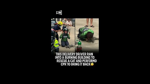 This delivery driver is a true hero