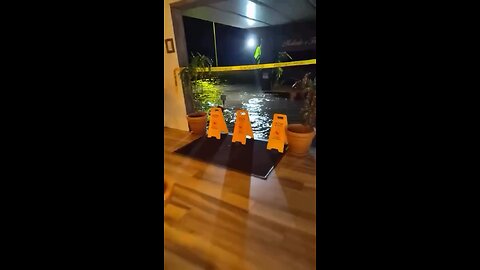 ⚠️JUST IN: FLOODING in Hilo, Hawaii as a 5ft tsunami wave slams into the coast