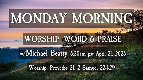 🌤️MONDAY MORNING✝️