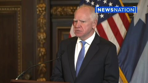 Walz abruptly ends press conference after announcing he's dropping out of the 2026 governor's race