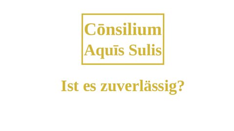 Ist es zuverlässig? (Deutsch audio)