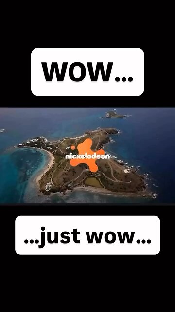 Wow, Epstein Island looks a lot like the Nickelodeon logo.