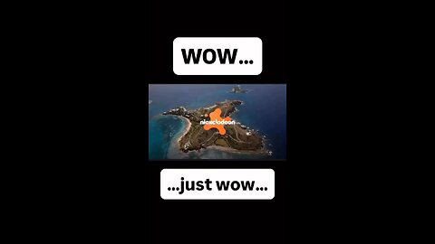 Wow, Epstein Island looks a lot like the Nickelodeon logo.