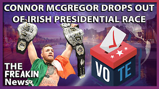 Former UFC Champ And R@pist Connor McGregor Drops Out Of Irish Presidential Race