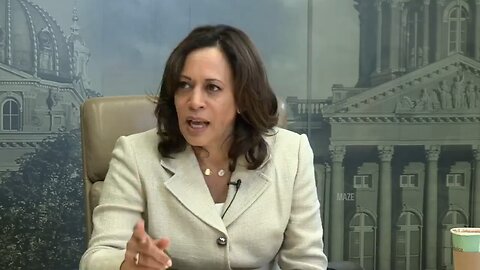 2019. Kamala Harris attempts to explain how Russia interfered in the 2016 election.