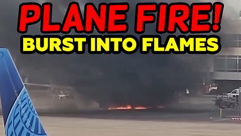 BREAKING: American Airlines Plane Bursts Into Flames at Denver Airport!