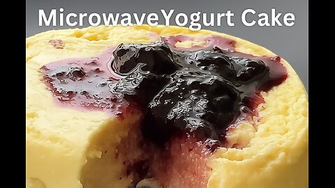 5 minutes Healthy yogurt cake dessert Recipe in microwave🍰🍶⏱️