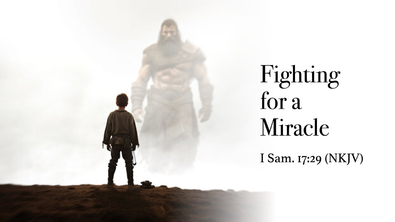 Fighting For A Miracle - Sunday Service - 4/20/2025