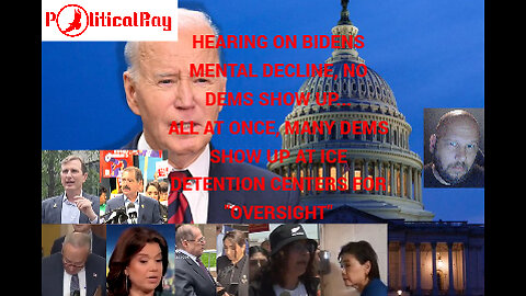 Hearing to look into the mental decline of Pres Biden takes place, Dems no show...