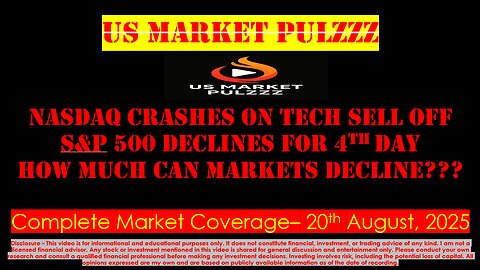 US Market News, Updates & Wrap | August 20, 2025 | Dow Jones, Nasdaq & S&P 500